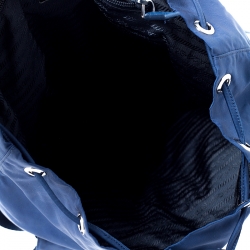 Prada Blue Tessuto Nylon Zainetto Backpack