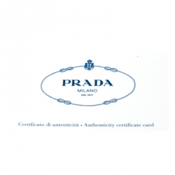 Pre Owned Prada Taupe Nappa Gaufre Leather Satchel