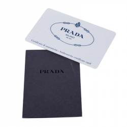 Pre Owned Prada Black Saffiano Lux Leather Large Gardener's Tote