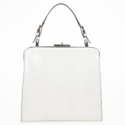 Pre Owned Prada Quarzo Spazzolato Print Show Bag