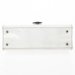 Pre Owned Prada Quarzo Spazzolato Print Show Bag