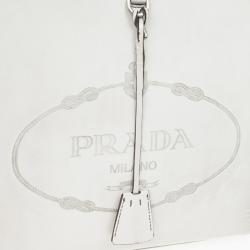 Pre Owned Prada Quarzo Spazzolato Print Show Bag