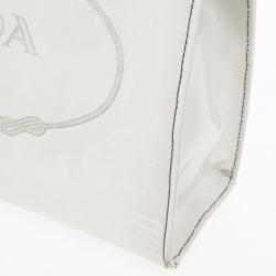 Pre Owned Prada Quarzo Spazzolato Print Show Bag