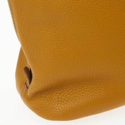 مملوكة مسبقًا Prada Amber Vitello Daino Side Zip Shopping Tote