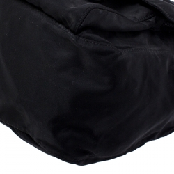Pre Owned Prada Black Nylon and Leather Crossbody Bag