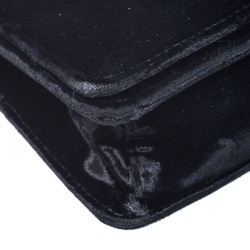 Prada Black Velvet Crossbody Bag