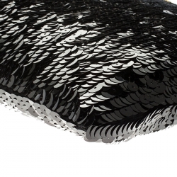 Pre Owned Prada Black Multi Tone Sequined Clutch