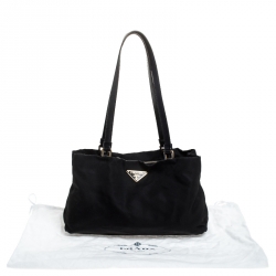 Pre Owned Prada Black Nylon Mini Shoulder Bag