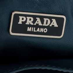 Pre Owned Prada Tricolor Saffiano Lux Leather Wristlet Clutch