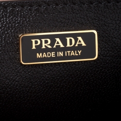 Pre Owned Prada Cipria Saffiano Leather Cahier Shoulder Bags