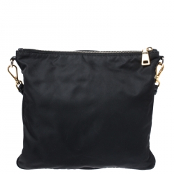 Pre Owned  Prada Black Tessuto Nylon Crossbody Bag