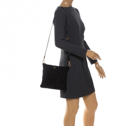 Pre Owned  Prada Black Tessuto Nylon Crossbody Bag