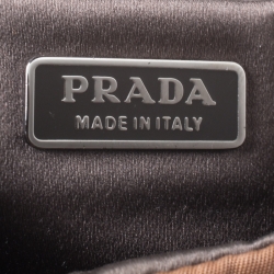 Pre Owned Prada Copper Tessuto Nylon Shoulder Bag