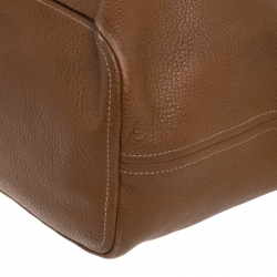 Pre Owned Prada Brown Vitello Diano Leather Hobo