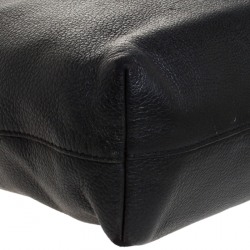 Pre Owned Prada Black Vitello Daino Leather Tote