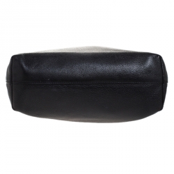 Pre Owned Prada Black Vitello Daino Leather Tote