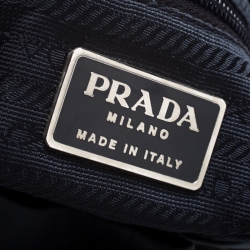 Pre Owned Prada Blue Tessuto Nylon Zainetto Backpack