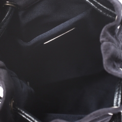 Prada Navy Blue Nylon Mini Drawstring Pouch