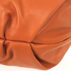 Pre Owned Prada Orange Large Soft Calf Hobo