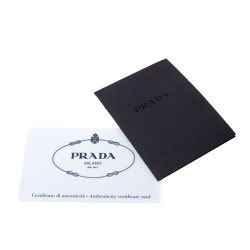 Pre Owned Prada Grey Saffiano Lux Leather Tote