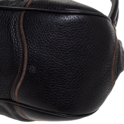 Pre Owned Prada Black Leather Satchel