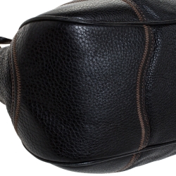 Pre Owned Prada Black Leather Satchel