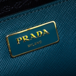 Pre Owned Prada Ottanio Saffiano Lux Leather Parabole Tote 