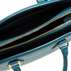 Pre Owned Prada Ottanio Saffiano Lux Leather Parabole Tote 