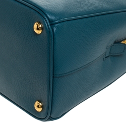 Pre Owned Prada Ottanio Saffiano Lux Leather Parabole Tote 