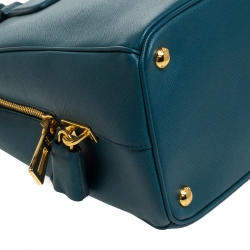 Pre Owned Prada Ottanio Saffiano Lux Leather Parabole Tote 