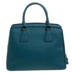Pre Owned Prada Ottanio Saffiano Lux Leather Parabole Tote 