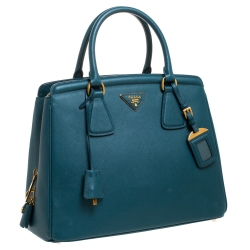 Pre Owned Prada Ottanio Saffiano Lux Leather Parabole Tote 