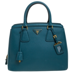 Pre Owned Prada Ottanio Saffiano Lux Leather Parabole Tote 