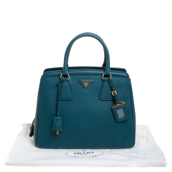 Pre Owned Prada Ottanio Saffiano Lux Leather Parabole Tote 