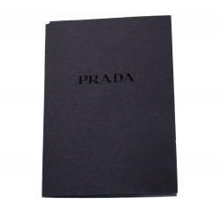 Pre Owned Prada Blue Leather Medium Camera Double Zip Crossbody Bag