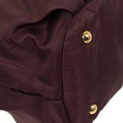 مملوكة مسبقًا Prada Burgundy Tessuto Nylon Tote
