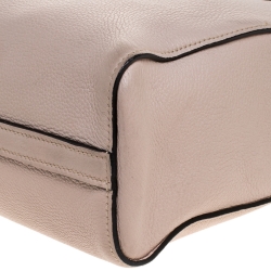 Pre Owned Prada Beige Vitello Leather Tote