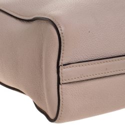 Pre Owned Prada Beige Vitello Leather Tote