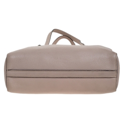 Pre Owned Prada Beige Vitello Leather Tote