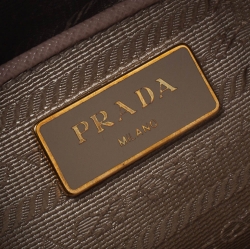 Pre Owned Prada Pink Saffiano Lux Leather Medium Promenade Bag