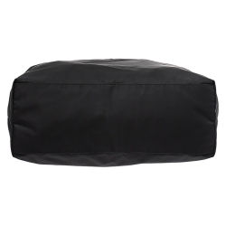 Pre Owned Prada Black Nylon and Leather Tessuto Shopper Tote