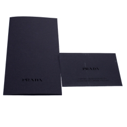 Pre Owned Prada Black Nylon and Leather Tote