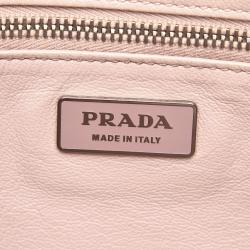 Pre Owned Prada Black Leather Shoulder Bag