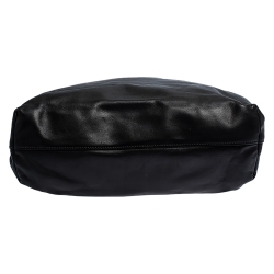 Pre Owned Prada Black Vitello Daino Leather Shopper Tote