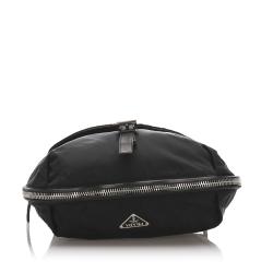 Pre Owned Prada Black Tessuto Nylon Crossbody Bag