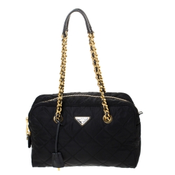 Prada black hotsell nylon shoulder bag