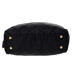 Pre Owned Prada Black Nylon Medium Shoulder Bag