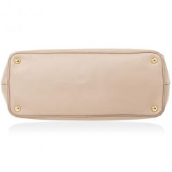 مملوكة مسبقًا Prada Light Pink Saffiano Lux Double Zip Tote 