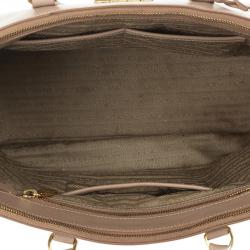 مملوكة مسبقًا Prada Light Pink Saffiano Lux Double Zip Tote 