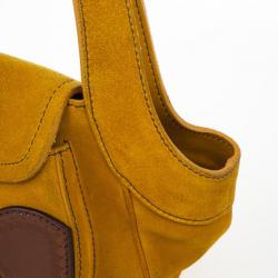 Pre Owned Prada Suede Leather Shoulder Bag